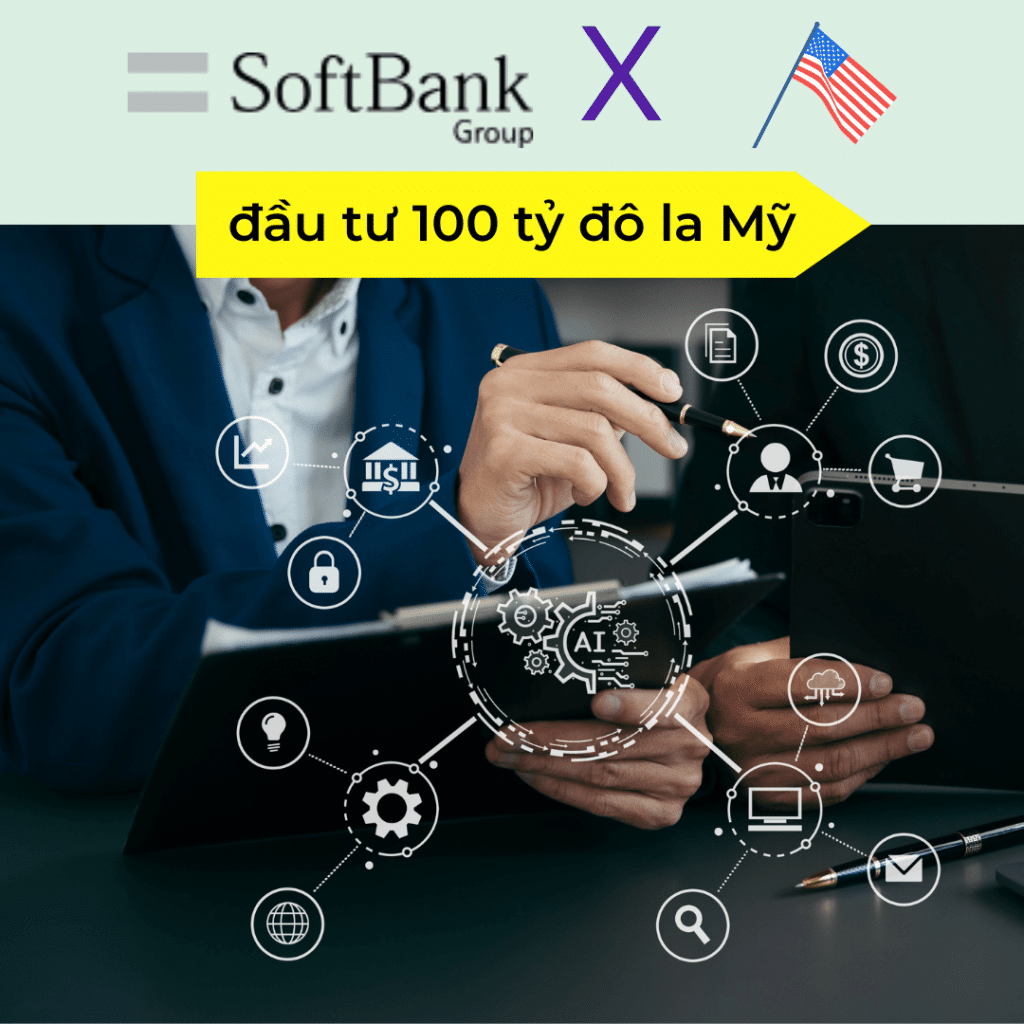 softbank đầu tư 100 tỷ đô